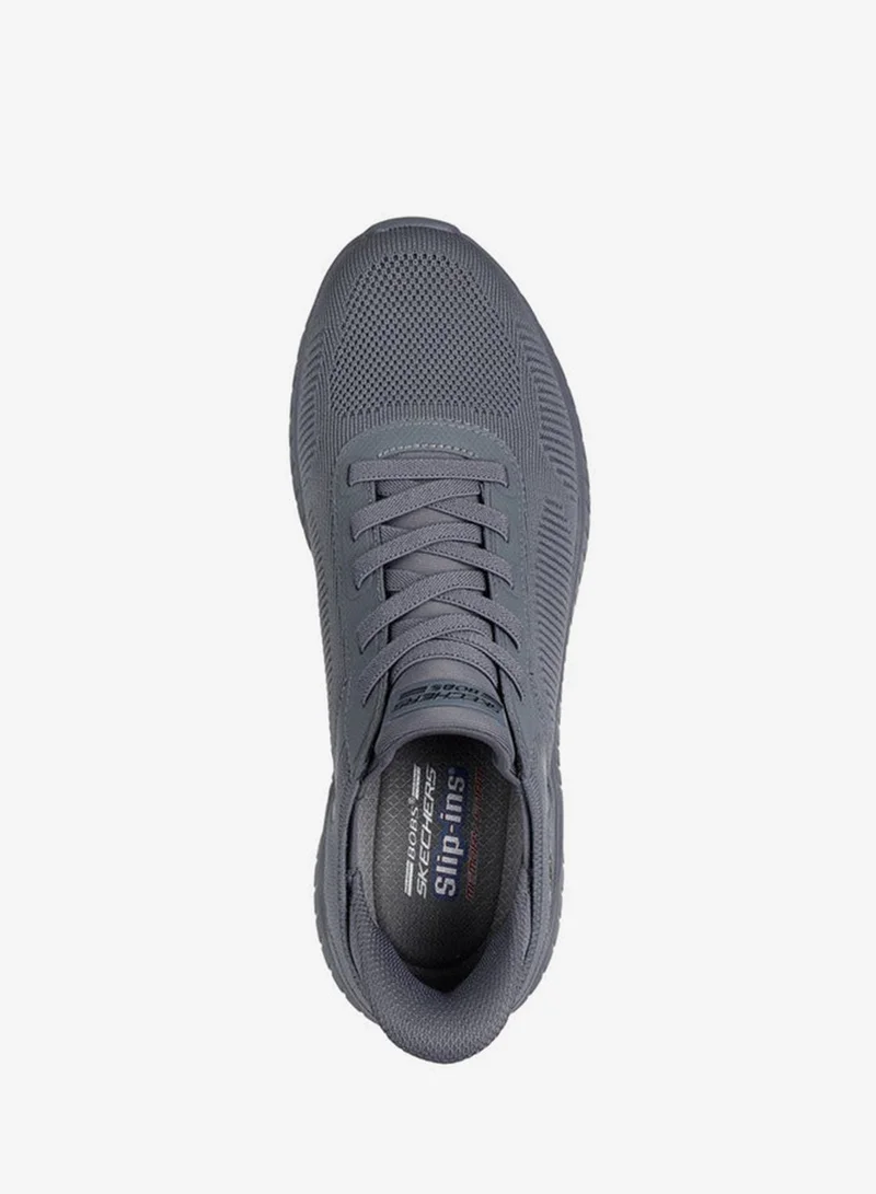 SKECHERS Men Bobs Squad Chaos Bungee Slip-On Sneakers