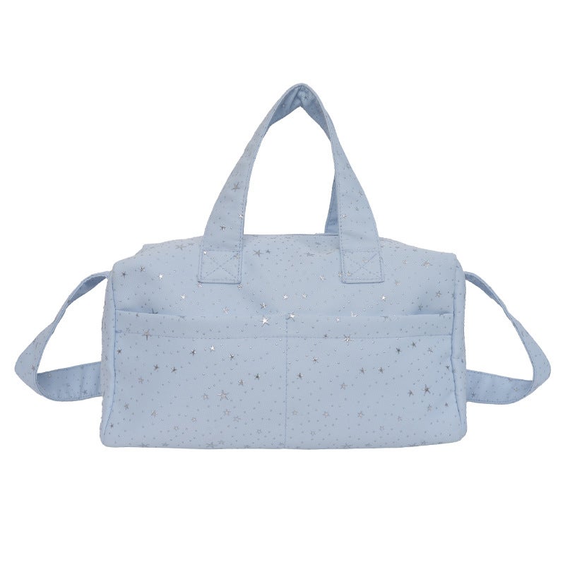 Star Tote Bag Large Capacity Storage Canvas Travel Bag Crossbody Shoulder Bag - Image 5