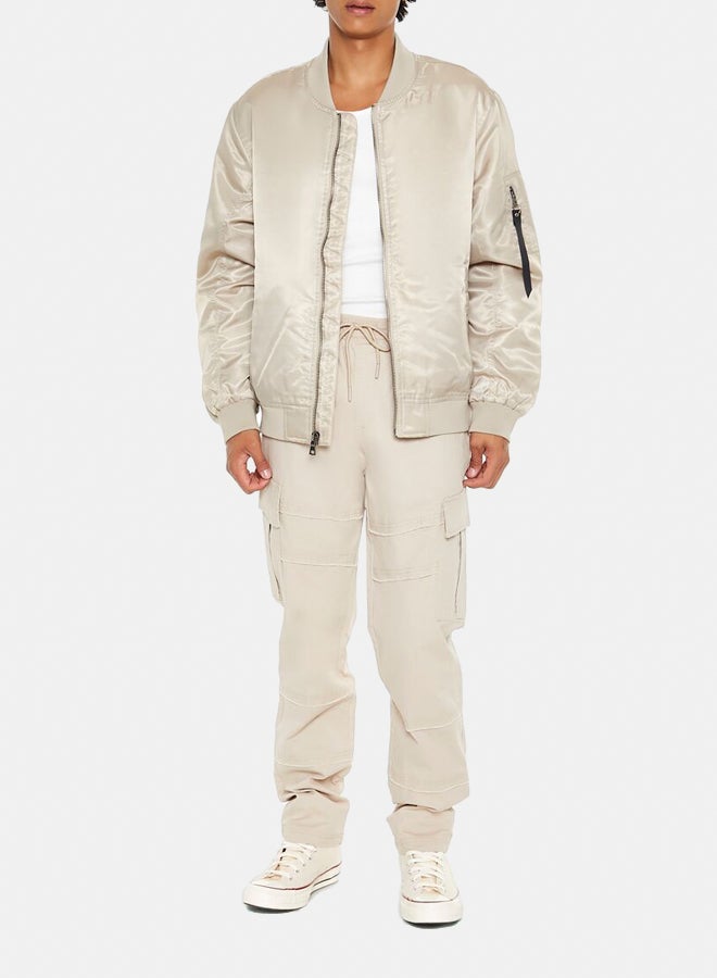 FOREVER 21 Zip-Up Bomber Jacket - Image 2