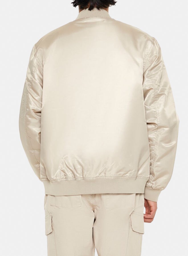 FOREVER 21 Zip-Up Bomber Jacket - Image 3