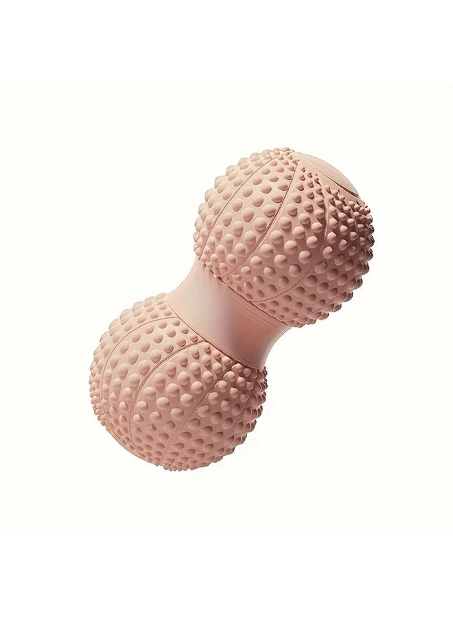 كرة يوما على شكل فول سوداني وردي لتدليك القدم والعمود الفقري واسترخاء العضلات مصنوعة من مادة تي بي إي - Image 1