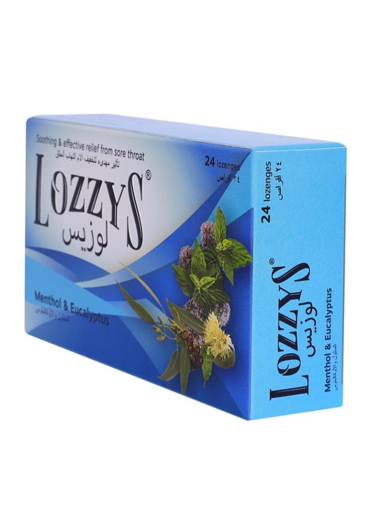Lozzys Menthol & Eucalyptus Lozenges – Soothing Throat Relief, 24 Count - Image 4