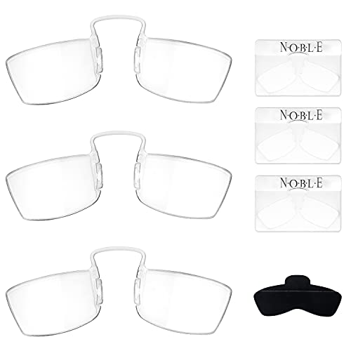 Noble Pack Noble Small Reading Glasses (3 Pack) - Rimless Readers with 3 Wallet Credit Card Holders and 1 Cell Phone Case - Pocket Magnifying Cheaters for Men and Women (+2.00) - Image 1