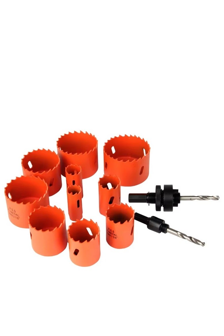 NINEROARS 16pcs Bi-Metal Hole Saw Kit - Heavy Duty M42 HSS Cutter Set (3/4" to 3") with Mandrels for Wood, PVC, Plastic, and Soft Metals, Deep Cut Hole Cutter - Image 2