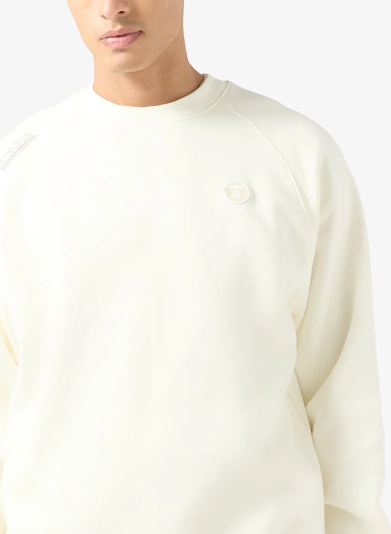 AAPE  Moonface logo crew neck sweatshirt for Men | Best Price UAE