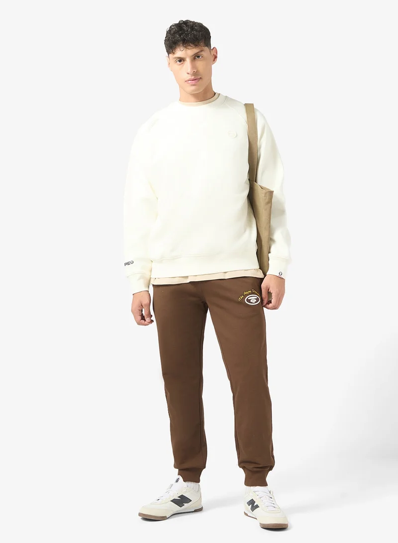 AAPE  Moonface logo crew neck sweatshirt for Men | Best Price UAE