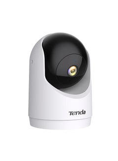 تيندا TENDA CP3 كاميرا واي فاي ذكية بزاوية 360 درجة وكاميرا قابلة للإمالة الكشف عن الإنسان،  تتبع ذكي ميكروفون ومكبر صوت مضمن في الكاميرا، وضع  الخصوصية، رؤية ليلية 3 ميجا بكسل 2K - أبيضل  - Image 2