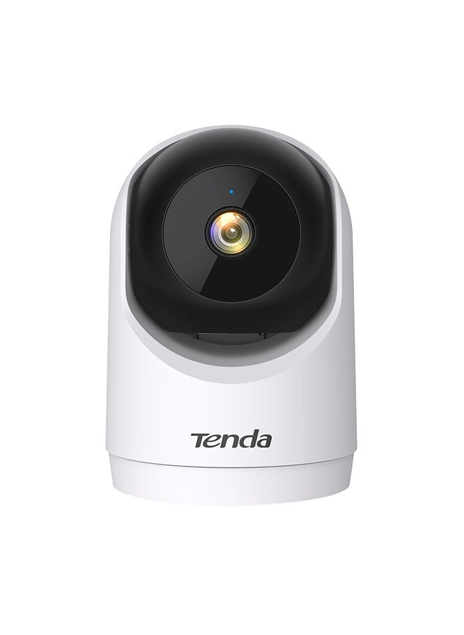 Tenda - TENDA CP3 2K 3MP 360-Degree Smart Wi-Fi Pan And Tilt Camera human detection , smart tracking mic and speaker included in camera , privacy shutter , night vision 1080P - White - Image 1
