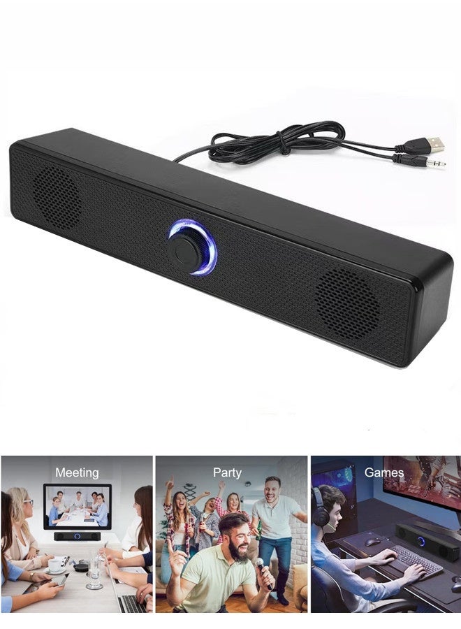 فايب هوم فايب هوم سماعات كمبيوتر USB-A سلكية ستيريو مكتبية
