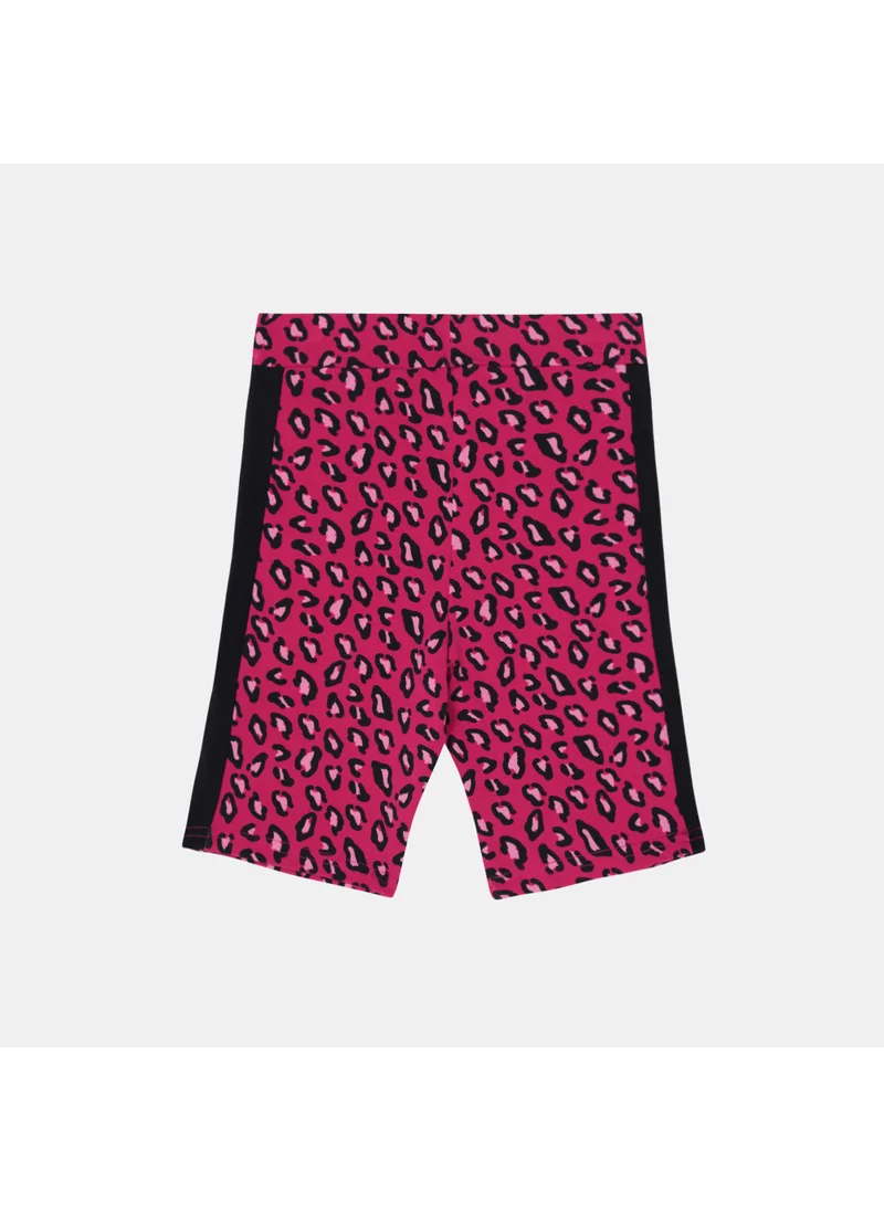 PUMA Kids' Classics Summer Roar Allover Print Bike Shorts