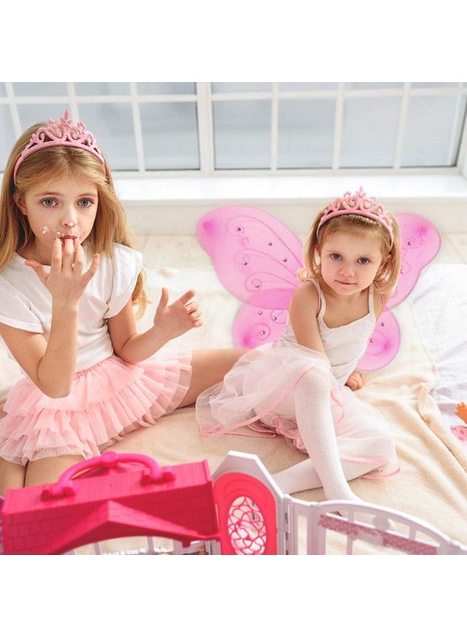 LOLASATURDAYS Fairy Wings Butterfly Wings Fairy Wings Kids Fairy Costume Alas Wings Costume Tinkerbell Wings Fairy Wings For Girls Set Of 6 (22" X 15") - Image 4