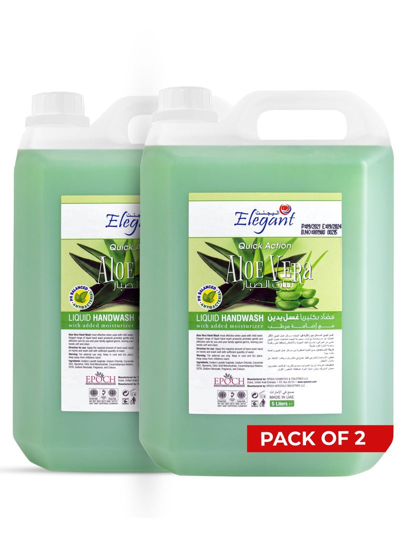 Aloe Vera Handwash Refill 5L Pack of 2
