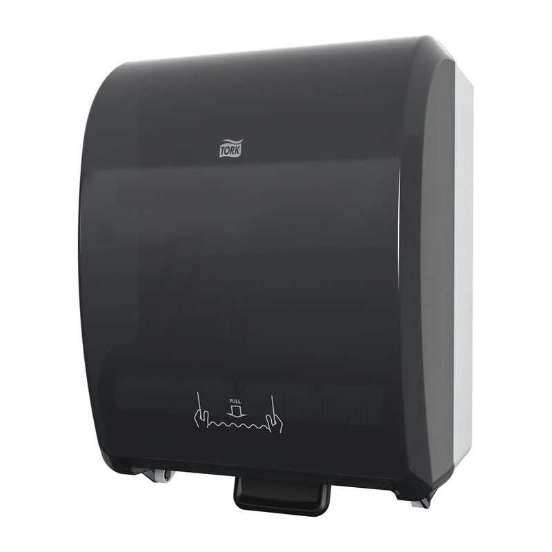 Tork Tork Mechanical Hand Towel Roll Dispenser Black H71 Durable Hygienic OneataTime dispensing 772728  - Image 1