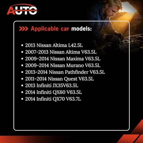 AUTO OCCASION Engine Variable Valve Timing Solenoid VVT Compatible with 1314 Nissan Pathfinder 0713 Altima 0914 Maxima Murano 1114 Quest V6 35L 1314 Infiniti Replace 23796AU000 23796JA10B - Image 3