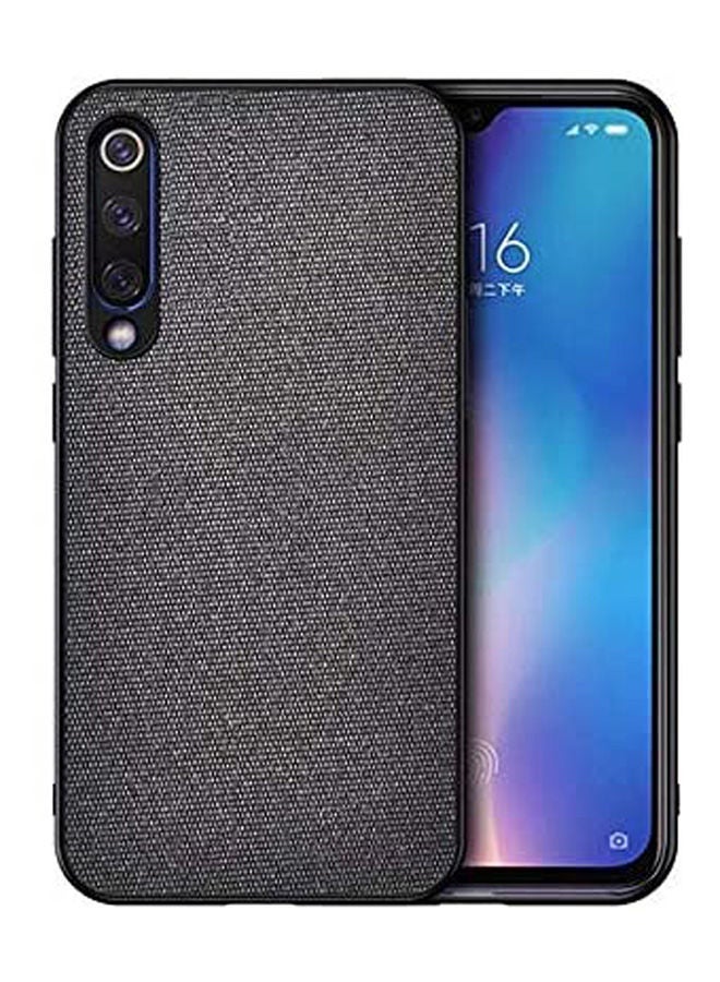 vesus For Xiaomi Mi 9 Case Soft Silicone Edge + Cloth Texture Skin Comfortable Protective Back Cover Case For Xiaomi Mi9 Phone Shell Black - Image 1