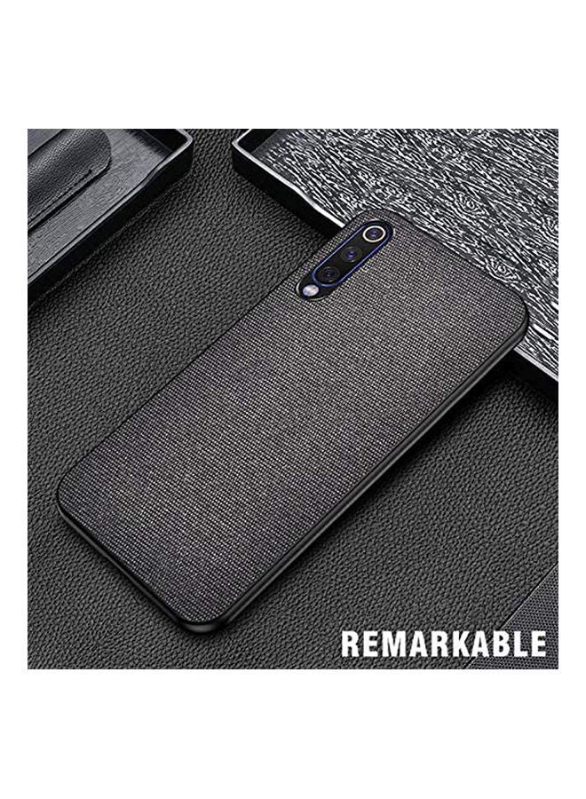 vesus For Xiaomi Mi 9 Case Soft Silicone Edge + Cloth Texture Skin Comfortable Protective Back Cover Case For Xiaomi Mi9 Phone Shell Black - Image 2
