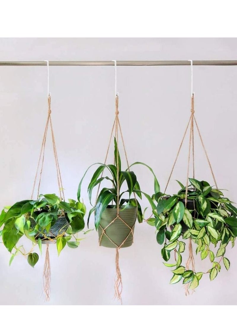 KASTWAVE 8 Pack Vinyl Fence Hooks 2 x 6 Inch Patio Hangers White Powder Coated Steel Fence Hangers for Hanging Plants Planters Bird Feeders Lights Pool Tools - Image 4