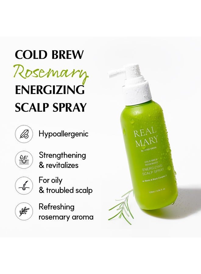RATED GREEN REAL MARY Energizing Biotin Hair Growth Spray for Thinning Hair and Scalp for Men & Women - Rosemary and Ginger Scalp Spray | 4.06 fl oz - Image 3