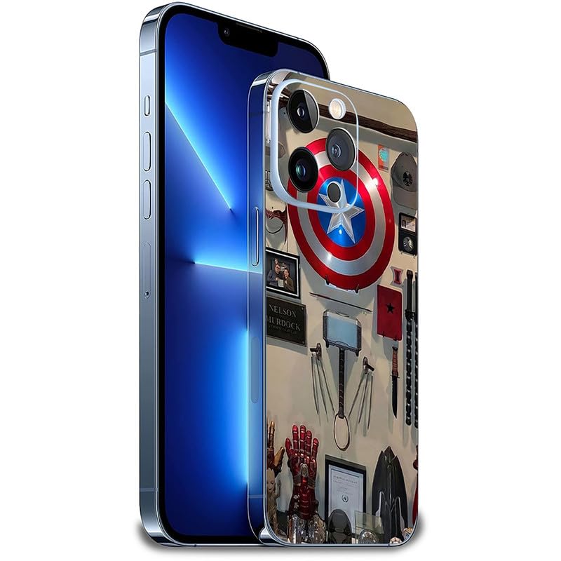 FCS Printed Designer Vinyl Mobile Back Skin Sticker for Samsung Galaxy A34 (Heros -50) - Image 3