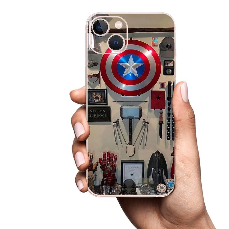 FCS Printed Designer Vinyl Mobile Back Skin Sticker for Samsung Galaxy A34 (Heros -50) - Image 5