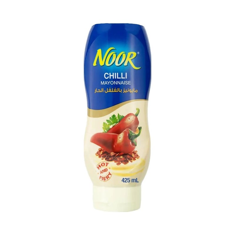 Noor Chilli Mayonnaise with Hot and Fiery Taste- 425ml - Image 1