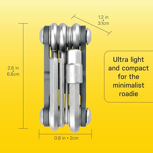 Topeak The Mini 9-Function Bicycle Tool - TT2409 , Black/Silver, L x W x H ﻿﻿﻿﻿6.6 x 3.1 x 2cm / 2.6” x 1.2” x 0.8” - Image 2