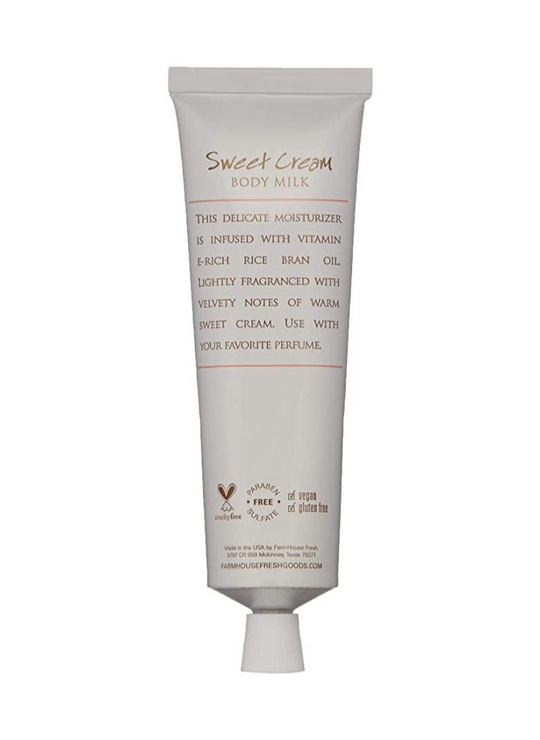 FarmHouse Fresh Farmhouse Fresh Sweet Cream Body Milk Lotion – 10oz. Body Moisturizer for Women, Vegan, Sulfate-Free, Paraben-Free, Body Milk Cream with Almond Oil  - Image 3