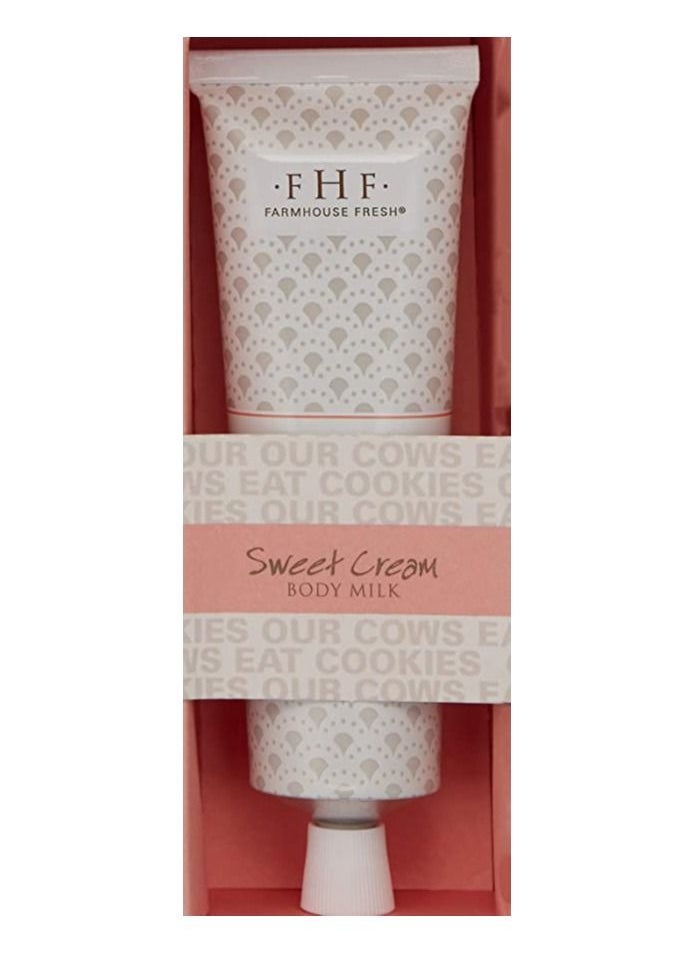 FarmHouse Fresh Farmhouse Fresh Sweet Cream Body Milk Lotion – 10oz. Body Moisturizer for Women, Vegan, Sulfate-Free, Paraben-Free, Body Milk Cream with Almond Oil  - Image 2