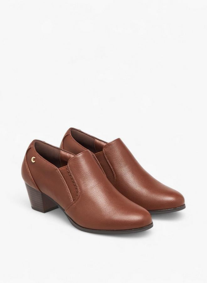 Le Confort Women's Low Ankle Block Heel Slip-On Boots - Image 3