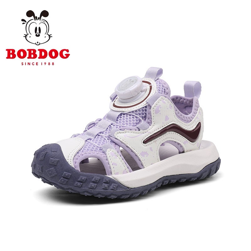 Babu Bean Children'S Shoes Girls' Sandals Summer Non-Slip Soft Sole Wear-Resistant Boys And Children'S Beach Shoes - Image 1