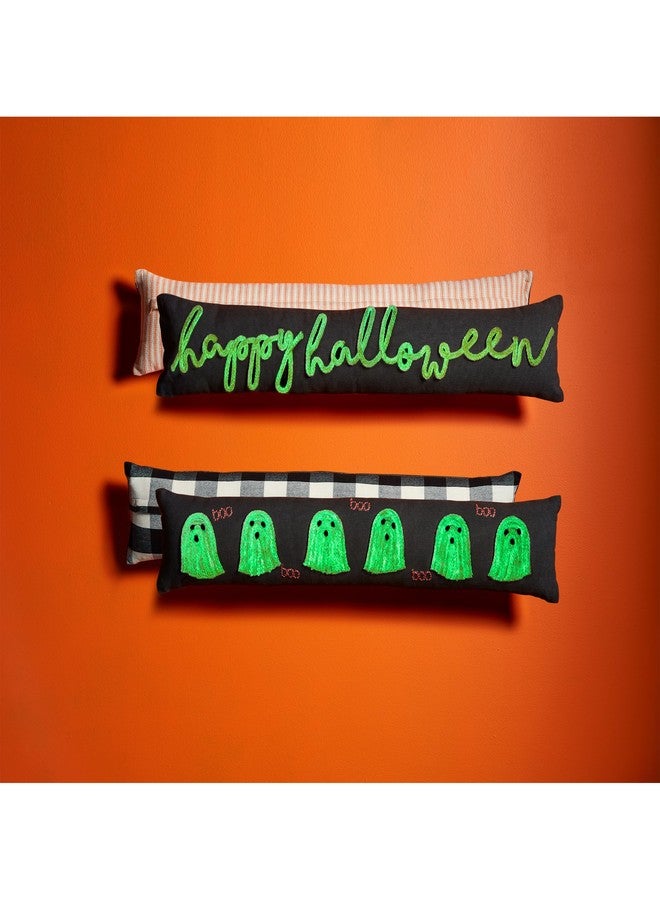 Mud Pie Glow in The Dark Rope Pillow; Happy, 35" L x 7" W - Image 3