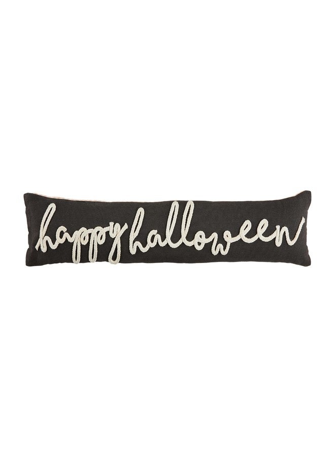 Mud Pie Glow in The Dark Rope Pillow; Happy, 35" L x 7" W - Image 1