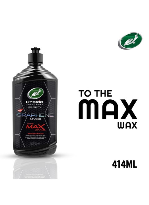 Turtle Wax Hybrid Solutions Pro Car Wax Graphene Infused Max Wax 414ml Tighter Web Of Protection