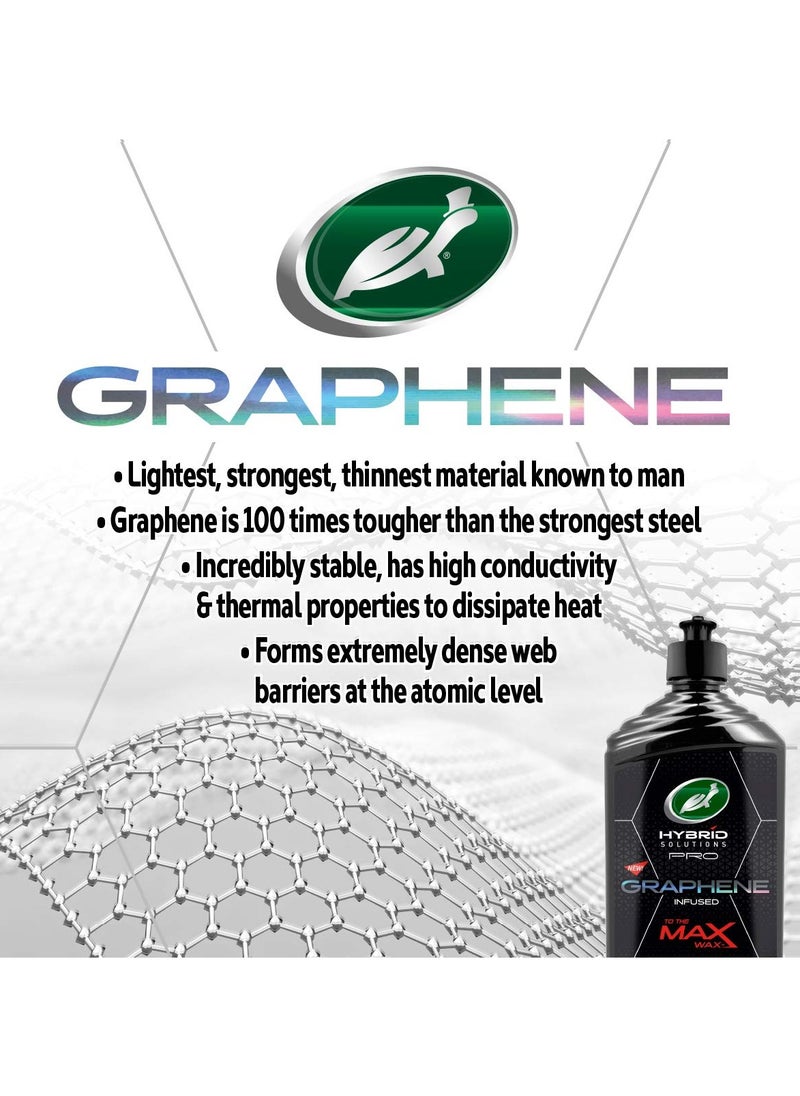 Turtle Wax Hybrid Solutions Pro Car Wax Graphene Infused Max Wax 414ml Tighter Web Of Protection