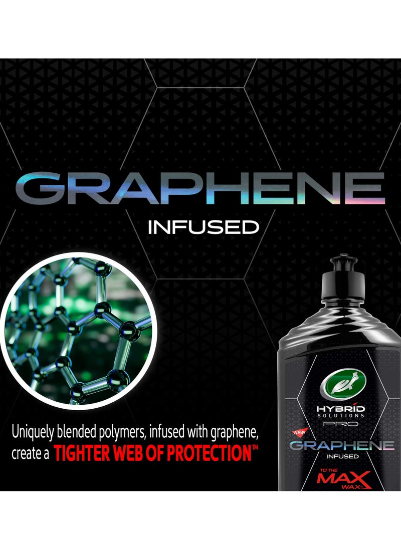 Turtle Wax Hybrid Solutions Pro Car Wax Graphene Infused Max Wax 414ml Tighter Web Of Protection