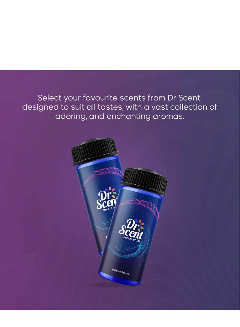 Dr Scent Diffuser Aroma Magic, Feel the Spicy Notes of Mandarin Orange, Sweet Floral Notes of Jasmine, with Medium White Woods Finish (170ml) - Image 2