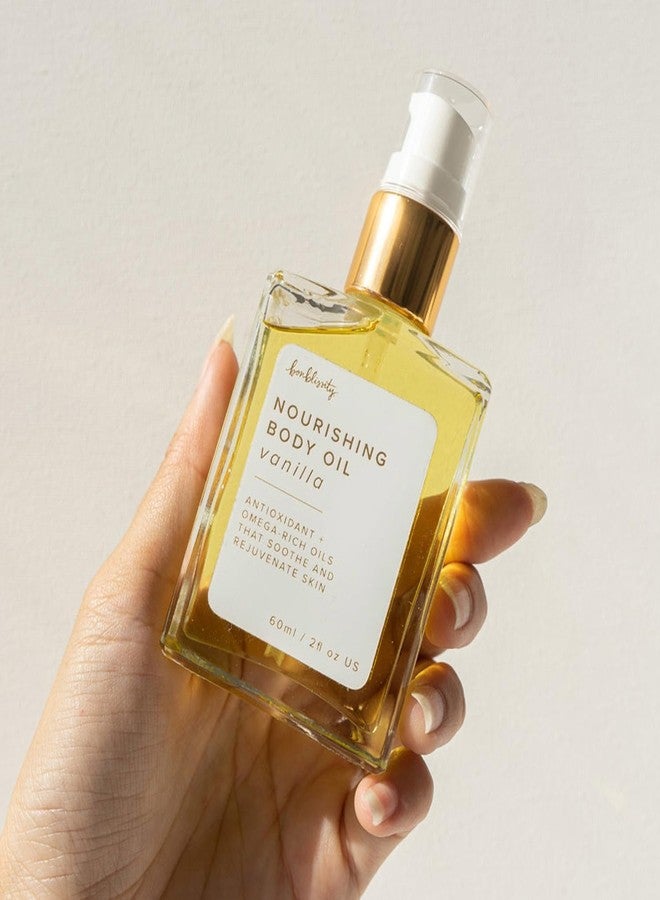 Bonblissity Nourishing Body Oils, 2oz Travel Size - Vanilla Scented - Image 4