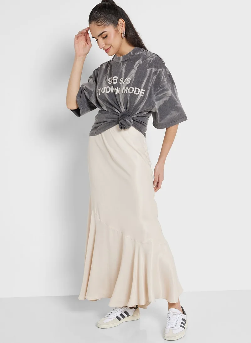 TOPSHOP High Waist Maxi Skirt