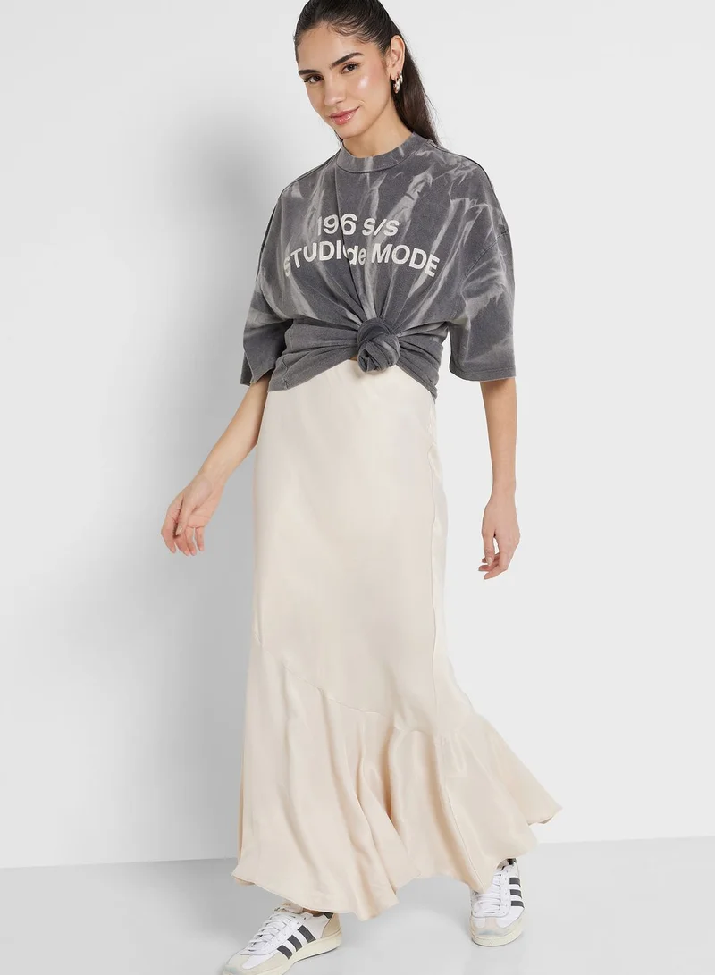 TOPSHOP High Waist Maxi Skirt
