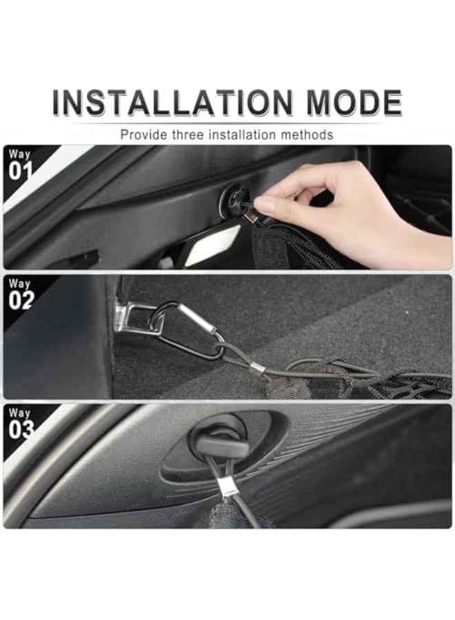 Cargo Net Stretchable, Car Exterior Accessories, Adjustable Elastic Trunk Storage Net with Hook for SUVs, Cars and Trucks - Image 4