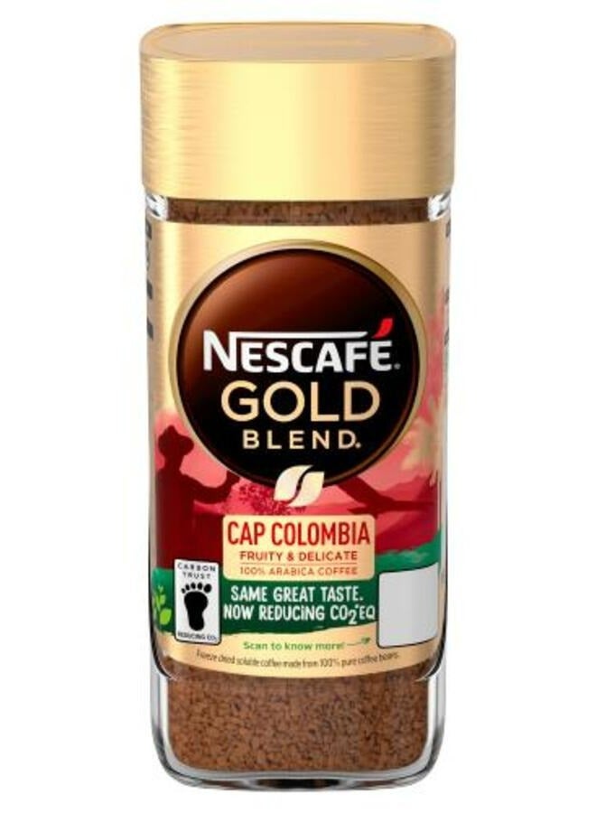 Nescafe Gold Blend Cap Colombia Instant Arabica Coffee 95grams Single