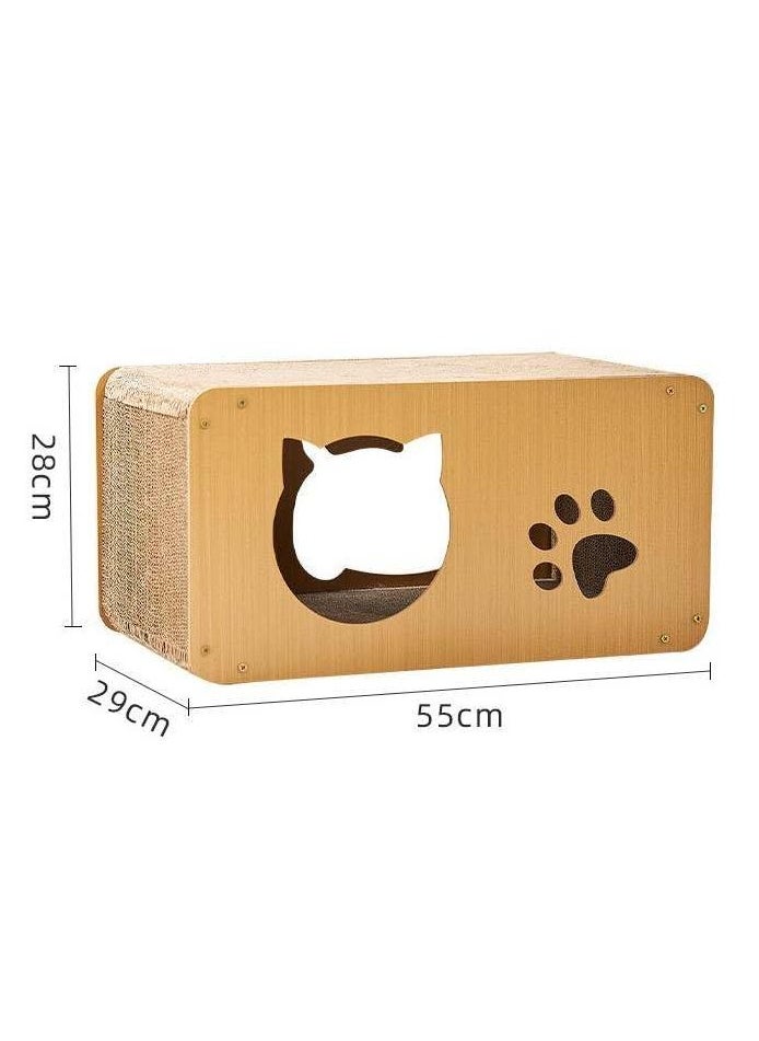 Cat Scratching Board,Durable Cat Scratcher Cat Nest Cardboard,Cat Condo Tent Scratcher House