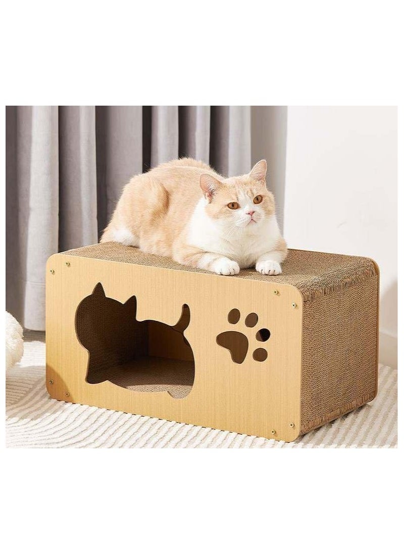 Cat Scratching Board,Durable Cat Scratcher Cat Nest Cardboard,Cat Condo Tent Scratcher House