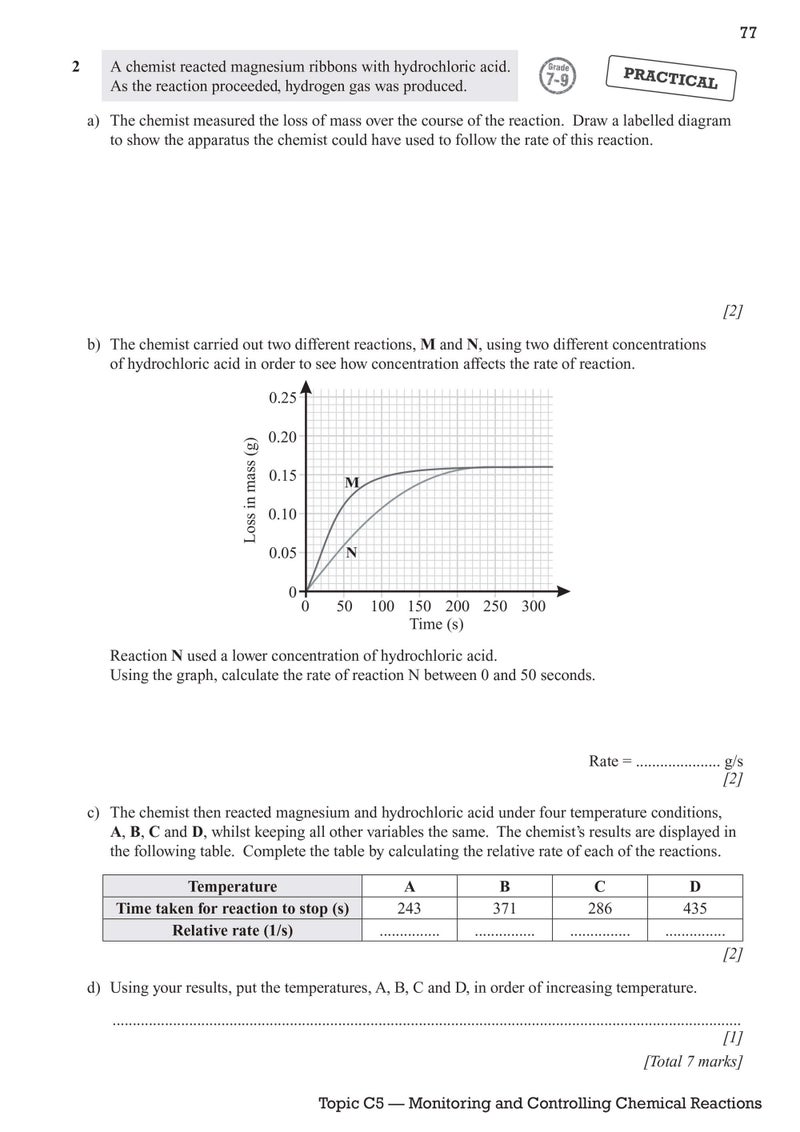 New GCSE Chemistry OCR Gateway Exam Practice Workbook - Image 5