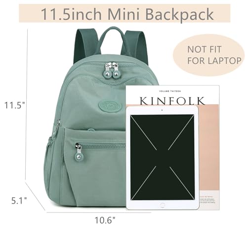 Tanweibago Mini Nylon Women Backpacks11L Small Ladies backpacks Casual Lightweight Women Shopping Travel Daypack Navy Blue - Image 3