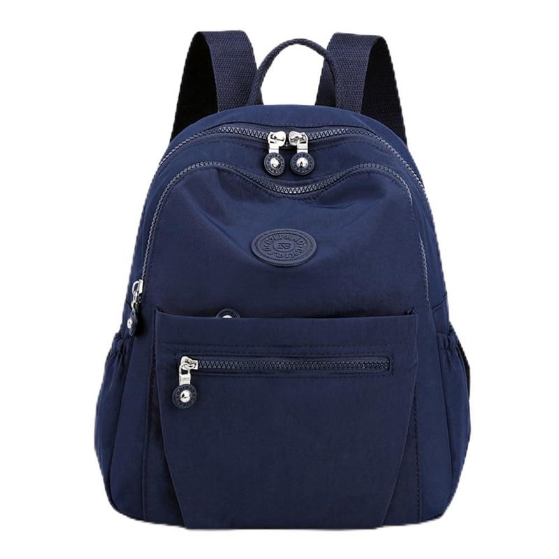 Tanweibago Mini Nylon Women Backpacks11L Small Ladies backpacks Casual Lightweight Women Shopping Travel Daypack Navy Blue - Image 2