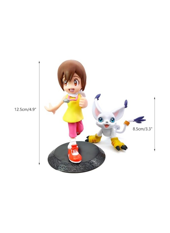 Digimon Figure of Hikari Yagami Hind and the special Digimon from the anime Digital Heroes Digimon  - Image 2