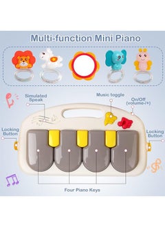 NAFEH Baby Walker 2 in 1 Piano Play Mat & Walker Push Walker  - Image 2