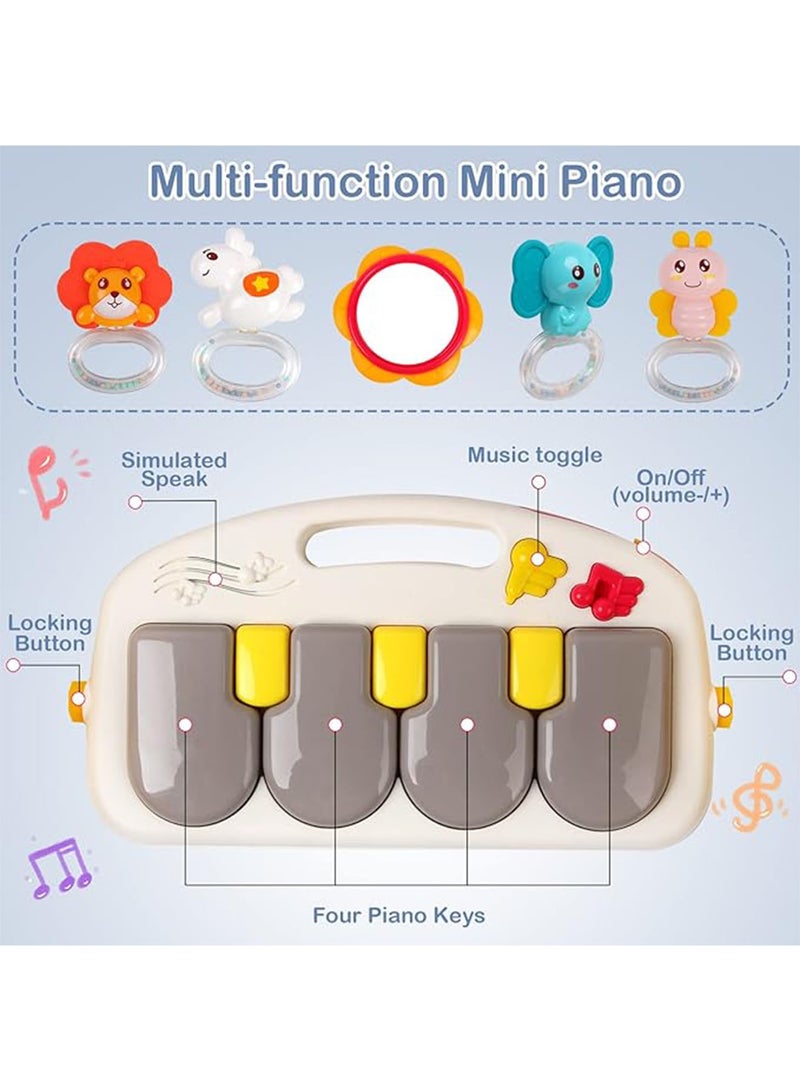 NAFEH Baby Walker 2 in 1 Piano Play Mat & Walker Push Walker - Image 2