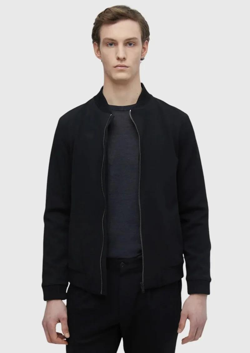 RAMSEY Black Micro Comfort Fit Suit